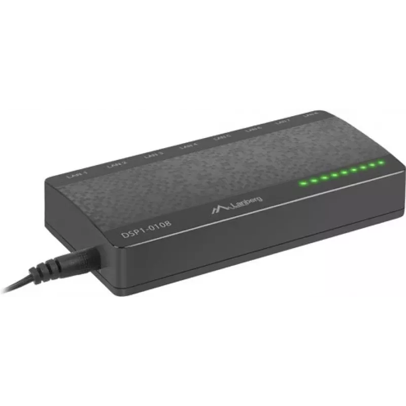 LANBERG DSP1-0108 Lanberg kytkin DSP1-0108 8-porttia 100MB/S työpöytä