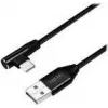 LogiLink CU0137 USB-kaapeli USB 2.0 0,3 M USB A - USB C musta