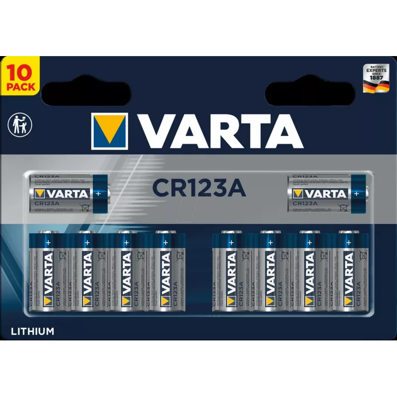 Paristo Varta 06205 CR123A litium 3 V 34,5 mm 16 g