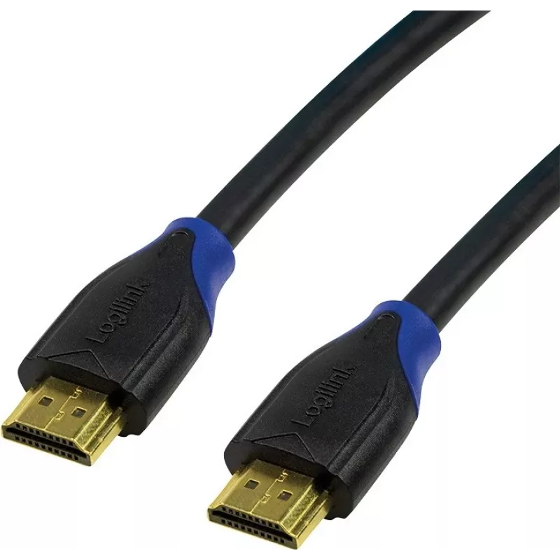 LogiLink CH0061 HDMI-kaapeli 1 m HDMI tyyppi A (standardi) musta