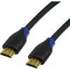 LogiLink CH0062 High Speed HDMI 2.0 -kaapeli Ethernetillä, 4K/60Hz Ultra HD, 3D, kullatut liittimet, 2 m, musta