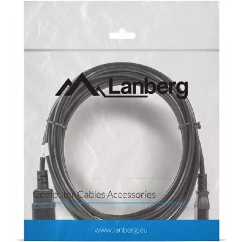 Lanberg C13-C14 VDE, 5 m kaapeli virtajakaja (ca-c13e-11cc-0050-bk)