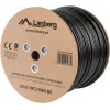 Lanberg LCU5-30CU-0305-BK verkkokaapeli 305 m Cat5e U/UTP (UTP) musta (LCU5-30CU-0305-BK)