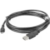 USB 2.0 -kaapeli LANBERG CA-USBM-10CC-0018-BK, Micro-USB B - USB A, 1,8 m, musta