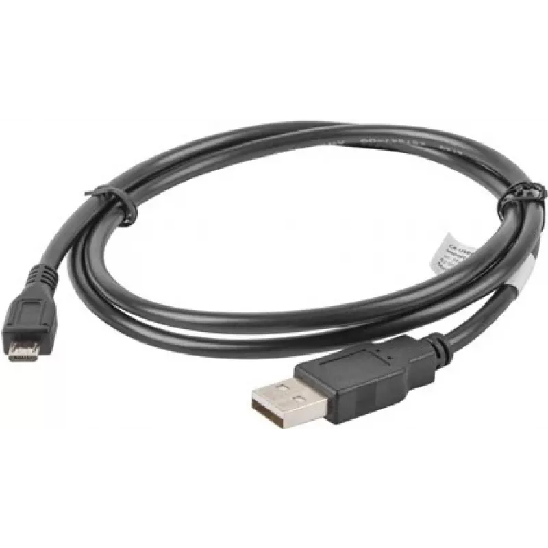Lanberg CA-USBM-10CC-0010-BK USB-kaapeli USB 2.0 1 m Micro-USB B USB A musta