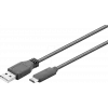 Wentronic goobay - USB-kaapeli - USB-C (M) to USB Type A (M) - USB 3,1 Gen 2 3 A - 50cm - pyöreä - musta (41073)
