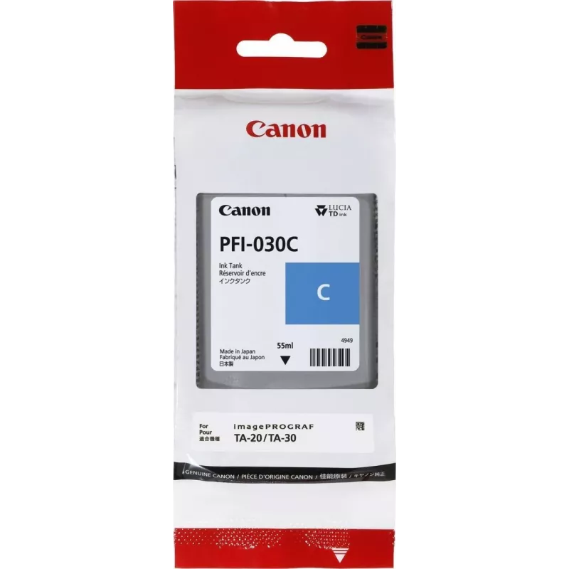 Canon PFI-030C mustekasetti 1 kpl alkuperäinen syaani