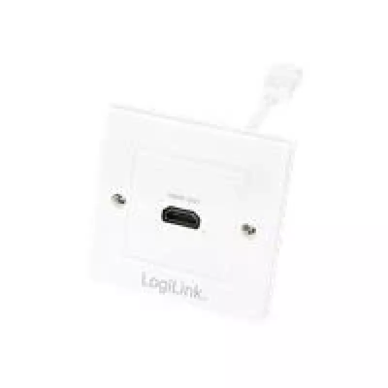 LogiLink AH0014 HDMI-seinärasia, 1 portti, valkoinen