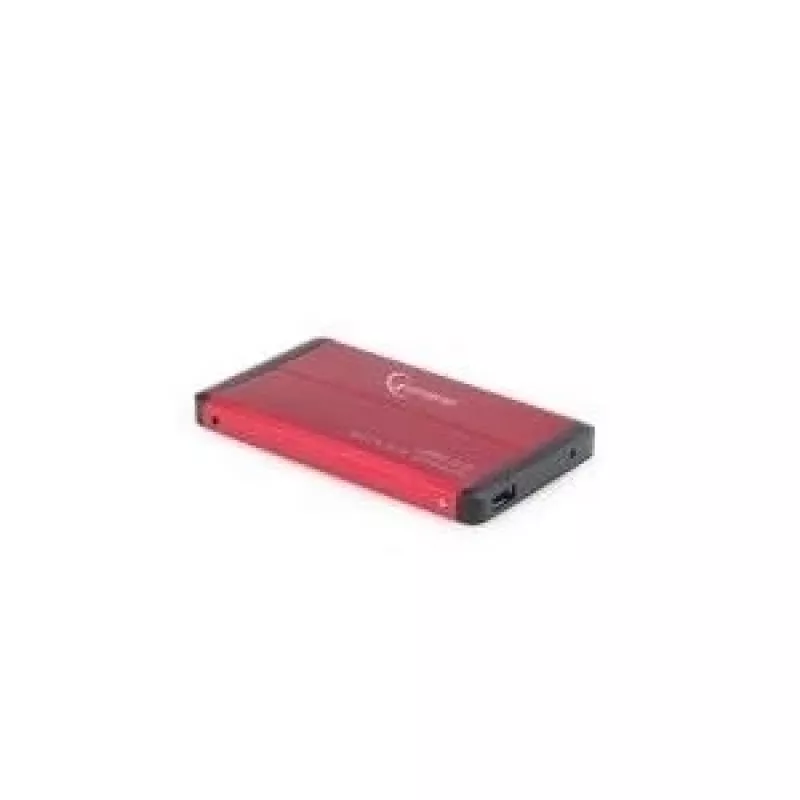Gembird EE2-U3S-2-R - kiintolevy - SATA - 6,35 cm (2.5) - 3.0 - punainen - alumiini (EE2-U3S-2-R)
