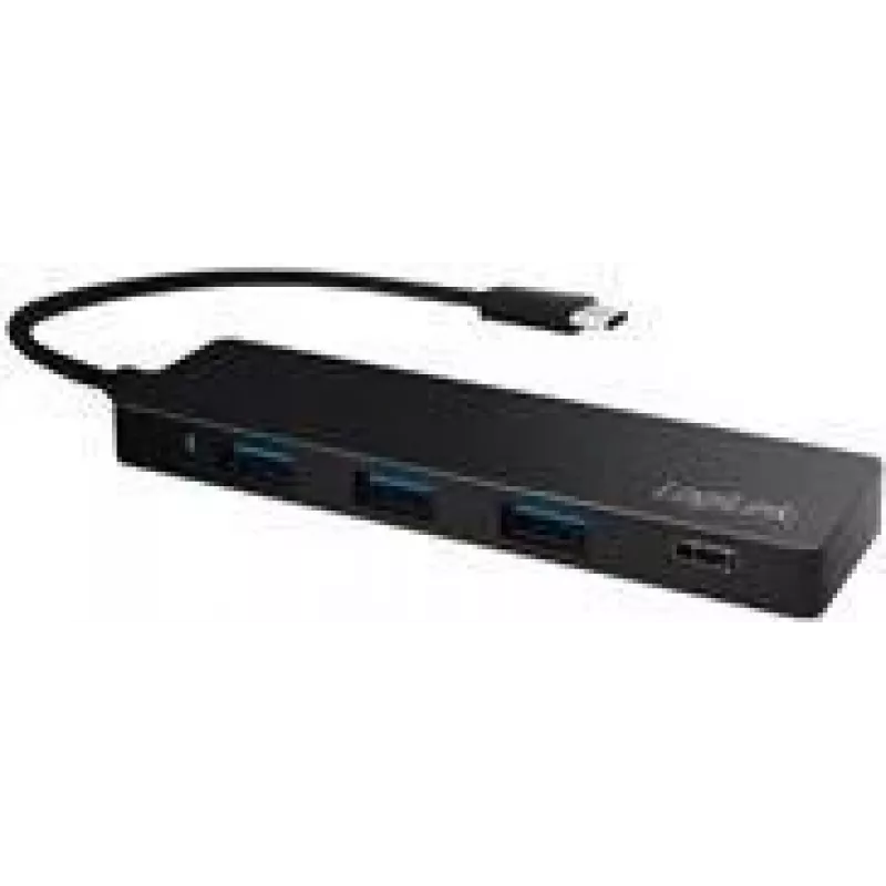 LogiLink UA0311 USB-C 3.2 Gen 2 moniporttikeskitin 4 porttia musta