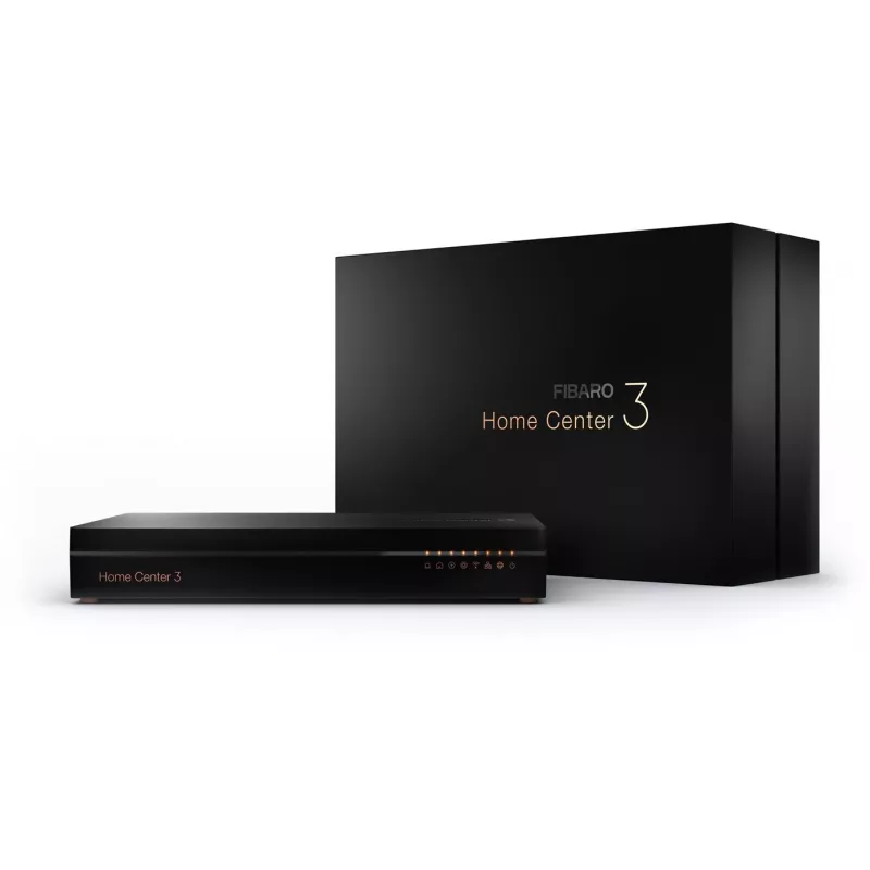 Fibaro Home Center 3 langallinen & langaton musta
