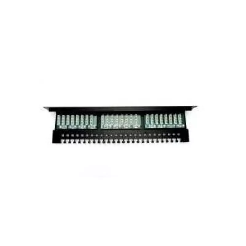 Digitus DN-91524U-EC 19" 24-porttinen Cat5e U/UTP kytkentäpaneeli, 1U, kaapelituella, musta