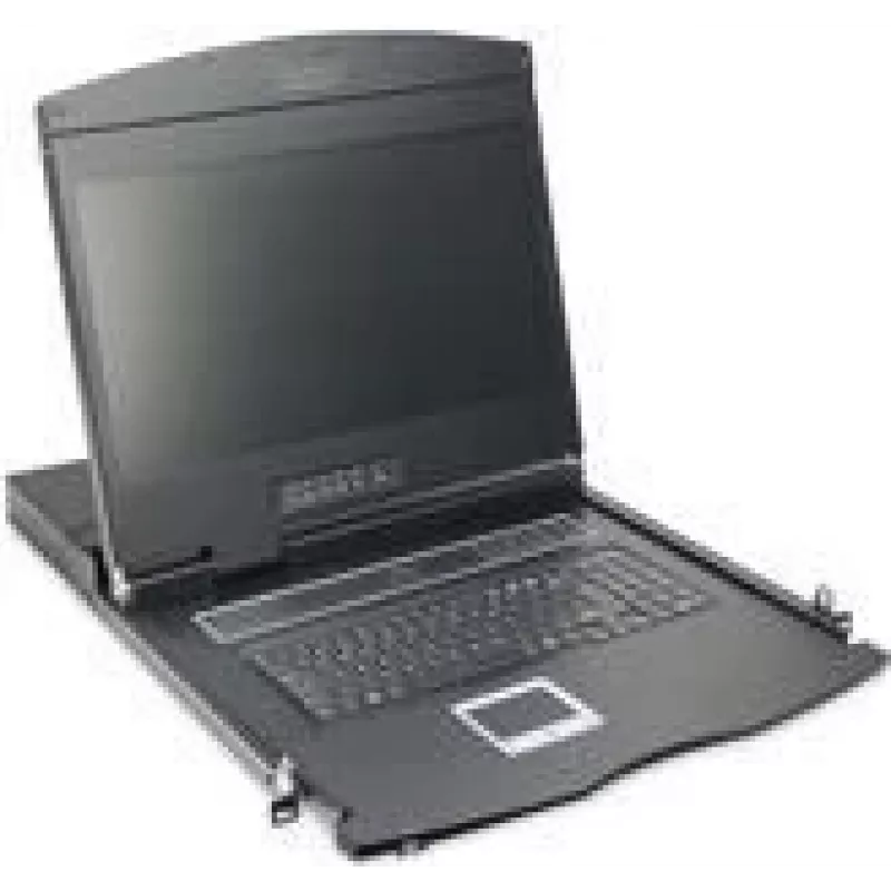 Digitus KVM-konsoli 19 tuumaa LCD 8-porttinen VGA US-näppäimistö