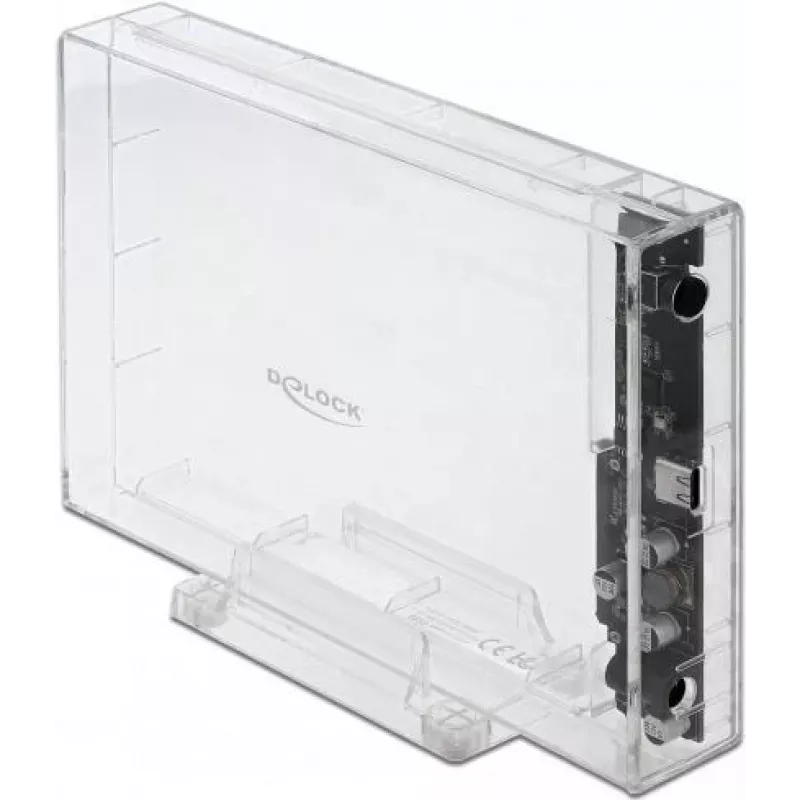HDD/SSD-kotelo DeLOCK 42623 läpinäkyvä 2.5/3.5