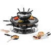Unold 48726 raclette-grilli 8 henkilölle 1300 W musta, ruostumaton teräs