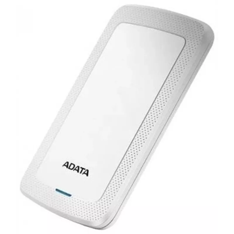 ADATA HV300 - kiintolevy - 2 TB - ulkoinen (kannettava) - USB 3.1 - 256-bittinen AES - valkoinen