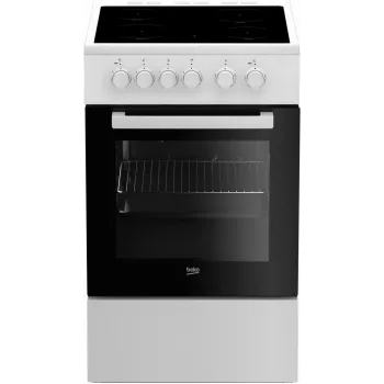 Beko FSS57000GW liesi erillinen liesi sähkö keraaminen keittotaso musta, valkoinen