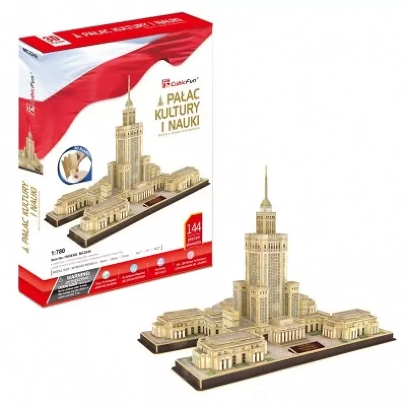 3D-palapeli Kulttuurin ja tieteen palatsi, 144 OSAA