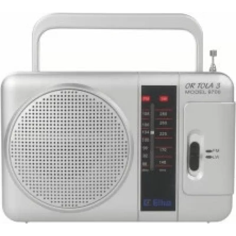 Kannettava radio Eltra TOLA 3 analoginen hopea