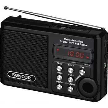 Kannettava radio SRD 215 B MP3, USB, SD