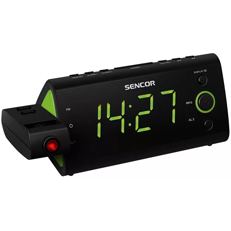 SRC 330GN radiokello aikaprojektorilla