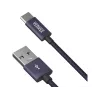Kaapeli YENKEE YCU 301 BE USB-A 2.0/USB-C 1m lila