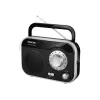 SENCOR radio SRD 210 BS, musta/hopea