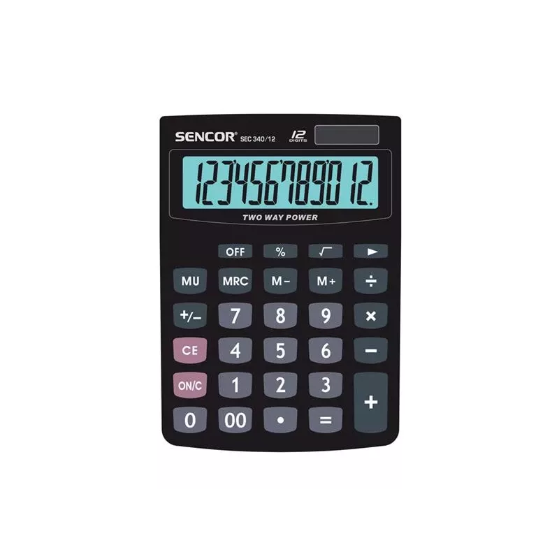 Sencor SEC 340/12 tuote musta