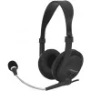 Stereo-headset mikrofonilla ja äänenvoimakkuuden säädöllä EH115