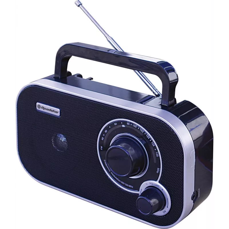 Roadstar TRA-2235 BK kannettava analoginen radio, FM, musta
