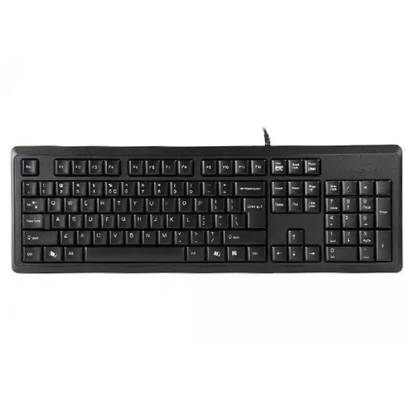 A4Tech KR-92 näppäimistö universaali USB QWERTY englanti musta