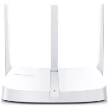 Mercusys 300 Mbit/s Wireless N -reititin Wi-Fi 4 (802.11n) yksitaajuus (2,4 GHz) Ethernet LAN valkoinen pöytäreititin