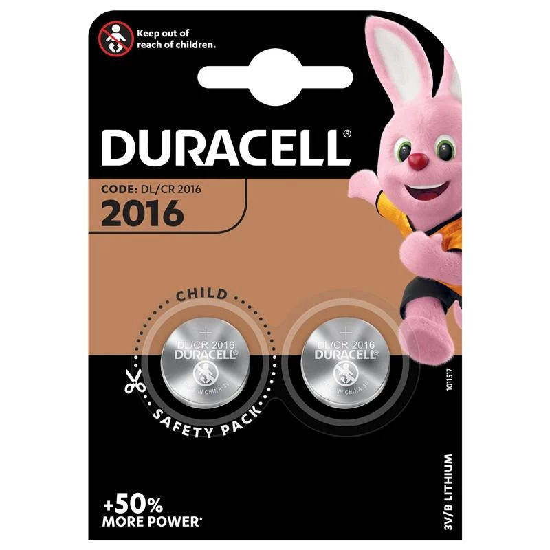 Kertakäyttöparisto Duracell DL2016