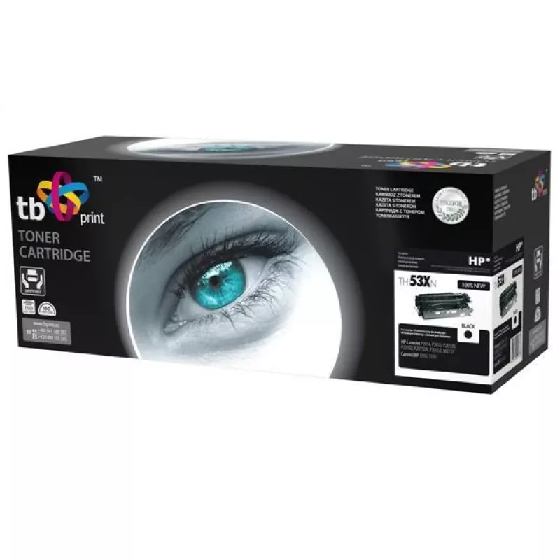Värikasetti TB HP Q7553X - yhteensopiva musta (TH-53XN) värikasetti