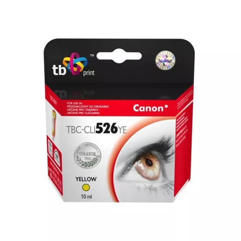 Muste Canon PIXMA iP 4850 keltainen TBC-CLI526YE