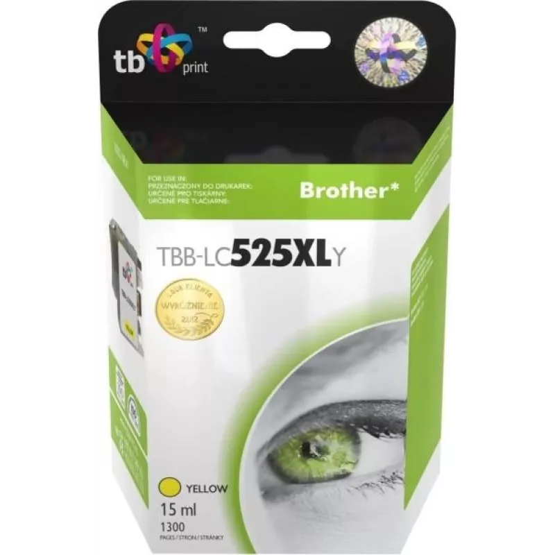 Muste Brother LC529/53 9 TBB-LC525XLY keltainen