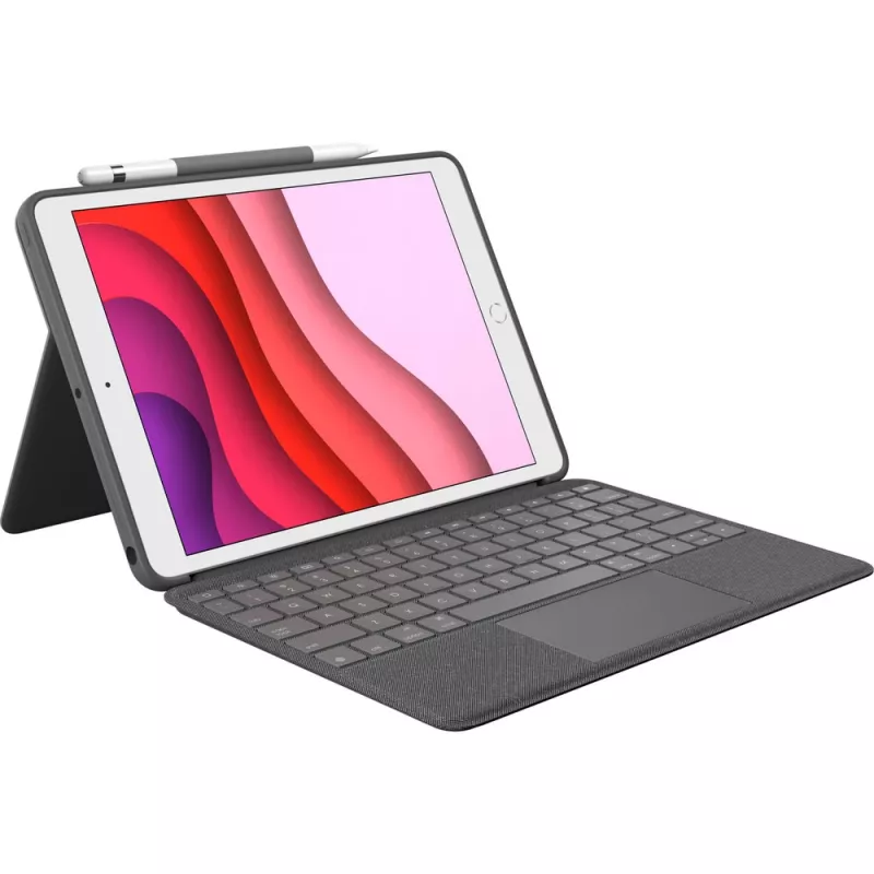 Näppäimistökotelo Logitech Combo Touch iPad 7. 8. 9. sukupolvelle