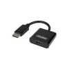 Unitek Y-5118DA DisplayPort–HDMI-sovitin uros/naaras, 0,1 m, Full HD 1920x1200, musta