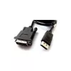 Unitek-DVI-kaapeli 1,8 m DISPLAY, Y5118BA (Y-5118BA)