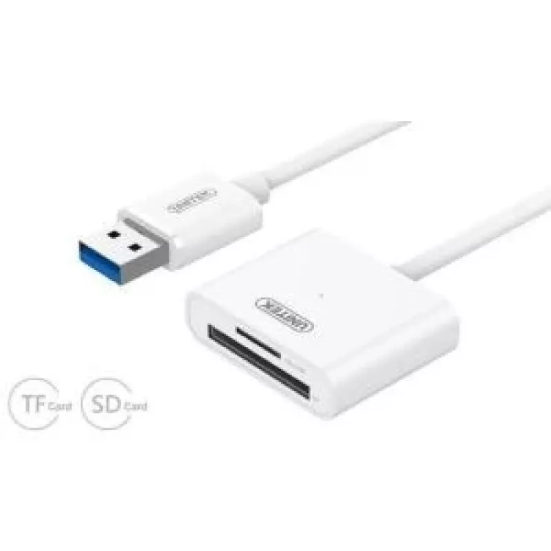 Unitek Y-9321 - kortinlukija (SD, MicroSD, SDHC, MicroSDHC, SDXC, MicroSDXC) - USB 3.0