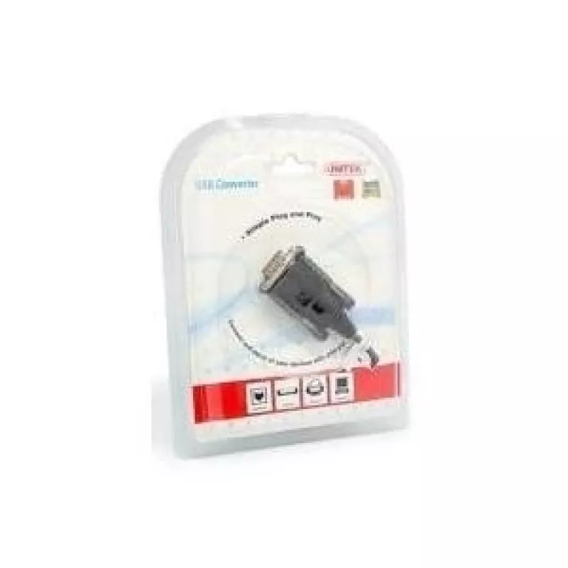 UNITEK Y-108 USB V.2.0 RS232 musta kaapeli sovitin (Y-108)