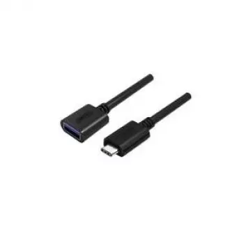 UNITEK Y-C476BK USB-kaapeli USB 3.2 Gen 1 (3.1 Gen 1) 0,2 m USB C USB A musta