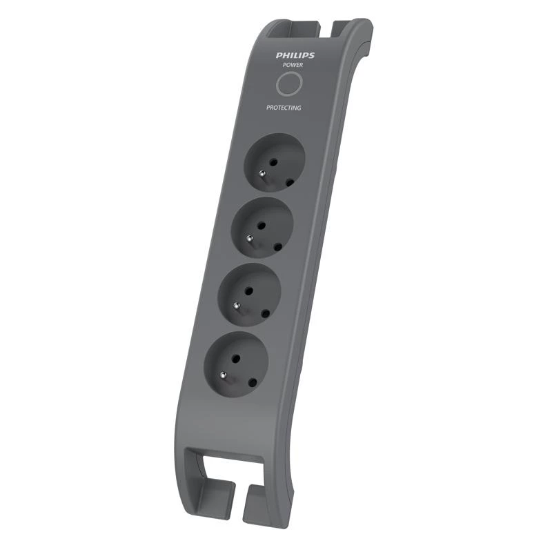 Philips SPN3140A/60 ylijännitesuojattu jatkojohto, 4 pistorasiaa, 2 m