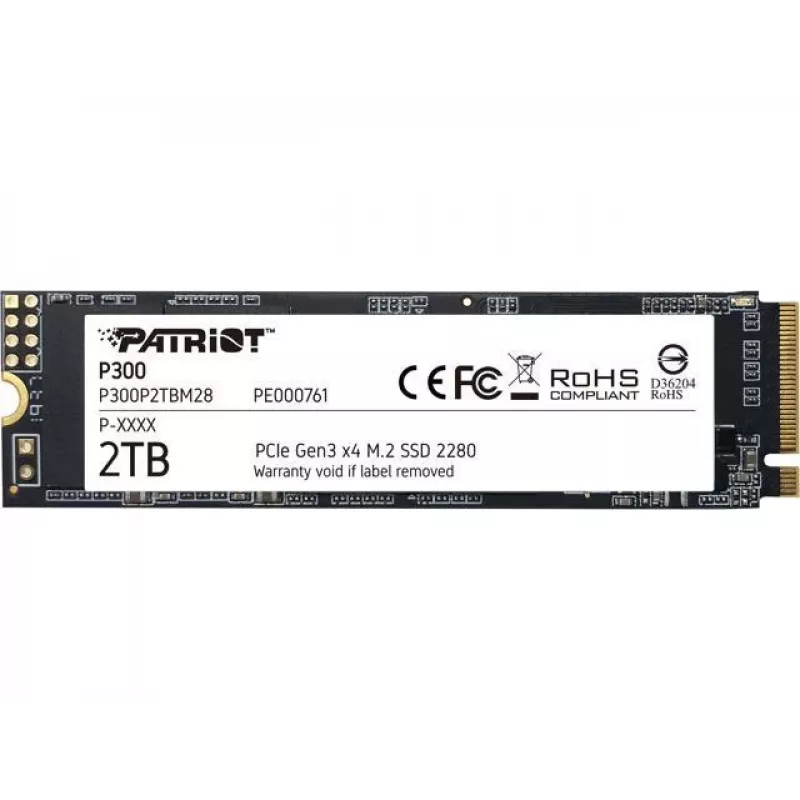SSD-kiintolevy Patriot Memory 2 TB M.2 PCI Express 3.0 NVMe P300