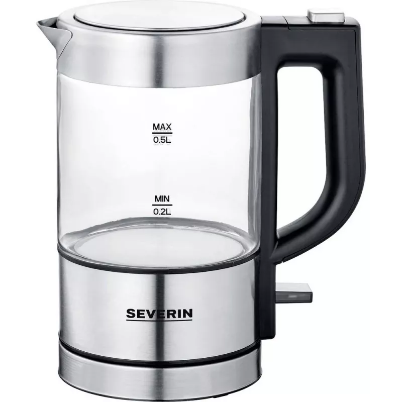 Severin WK 3472 vedenkeitin 0,5 l hopea 1 100 W (WK3472)