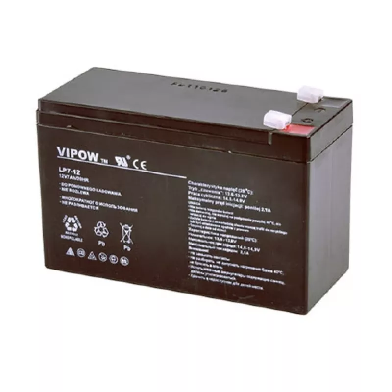 Lyijyakku 12V 7,0Ah VIPOW