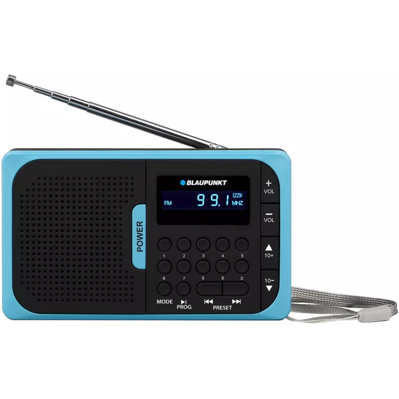 Blaupunkt PR5BL radio analoginen musta, sininen