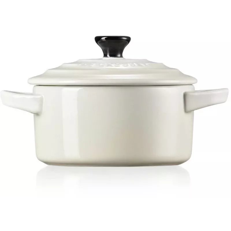 Le Creuset 71901107160100 Mini Dutch Oven, 0,25 L, valkoinen