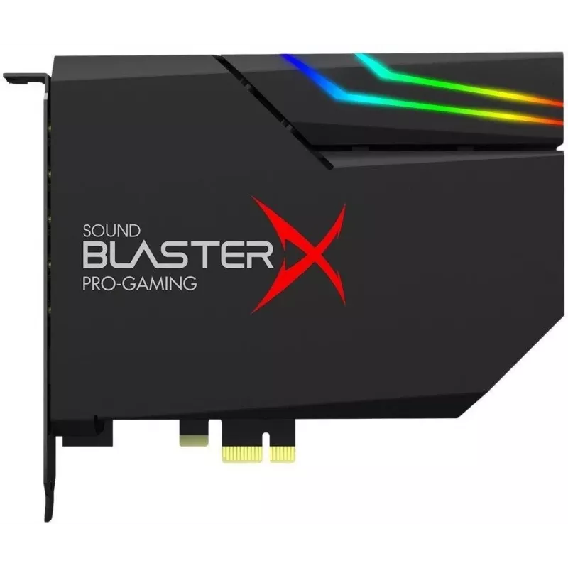 Creative Sound BlasterX AE-5 Plus musta PCI-e RGB peliäänikortti