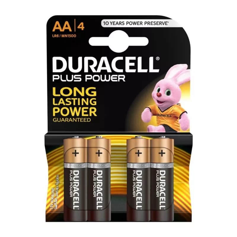 Duracell Basic AA/LR6 alkaliparistot, 4 kpl